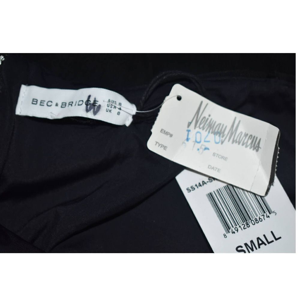 NWT Bec & Bridge Black Lined Grommet A-Line Skirt - 4 - Picture 4 of 4